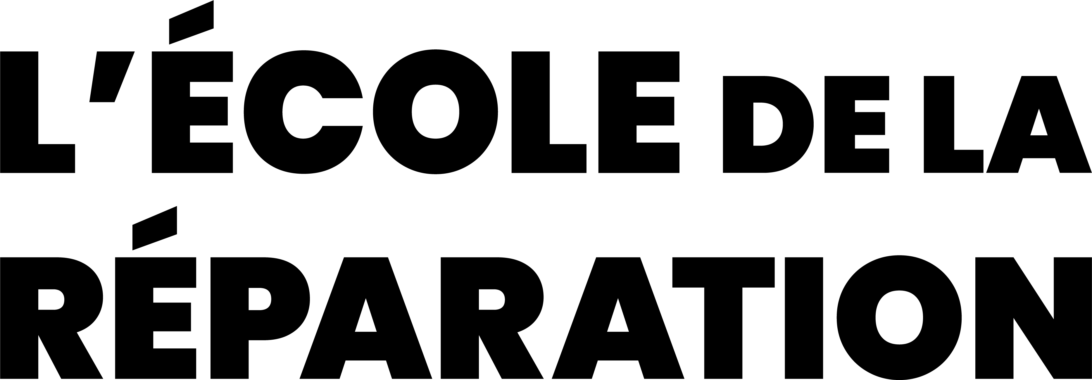Logo de l'école de mode L'École de la Réparation